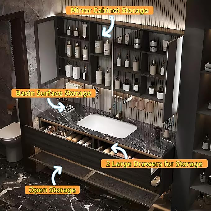 44in Luxury Bathroom Vanities - Image 4