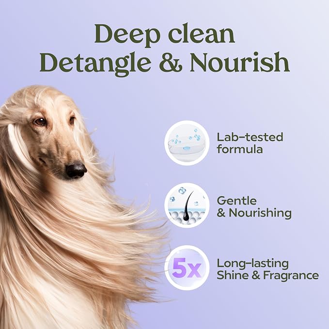 PAWFUME Dog Shedding Shampoo and Conditioner, Royal Lavender, Deep-Cleaning - Image 5