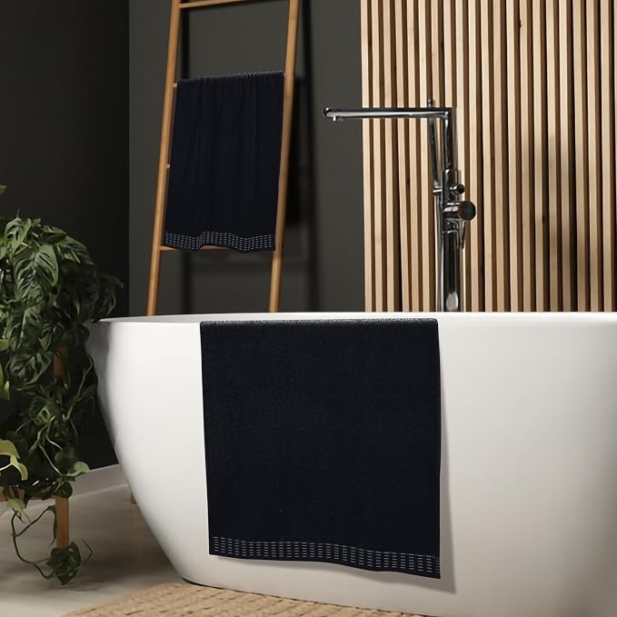 Cotton 2 Pack Oversized Bath Towel Set 28x55 inches, Large Bath Towels - Image 4