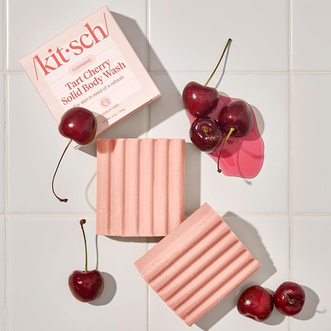 Kitsch Cleansing Tart Cherry Soap Bar - Image 9
