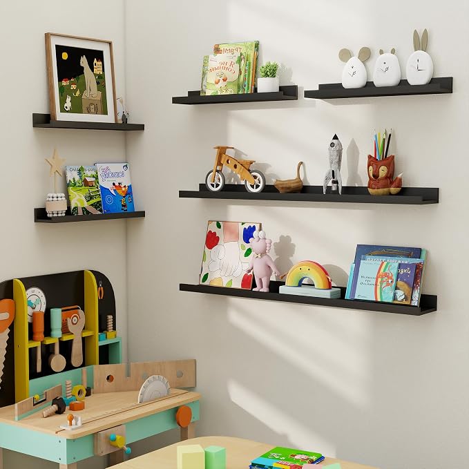 Axeman Picture Ledge Shelf, Floating Shelves - Image 6