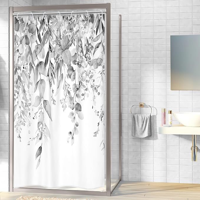 Riyidecor Small Stall Rv Narrow Single Shower Curtain - Image 3