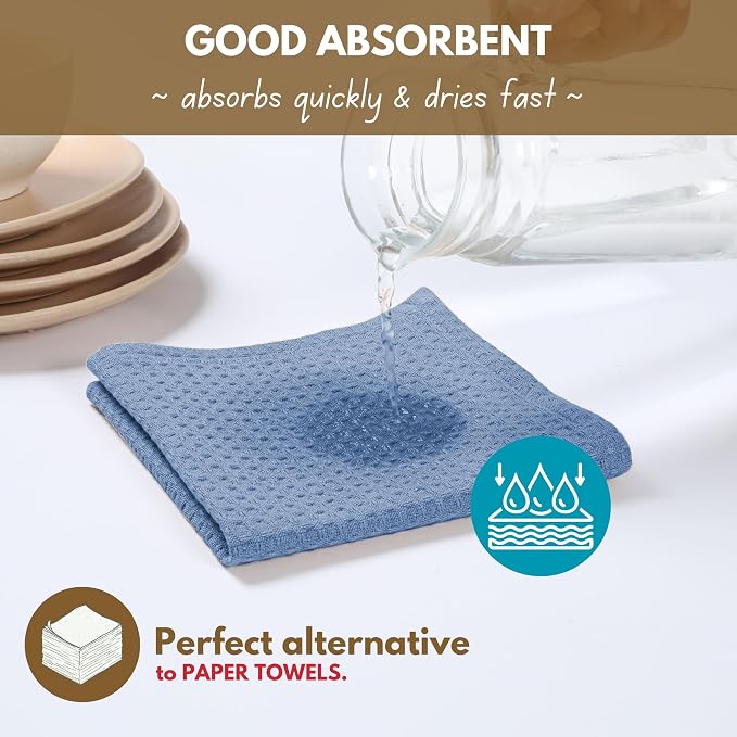 Native Fab 100% Cotton Kitchen Towels - Image 2