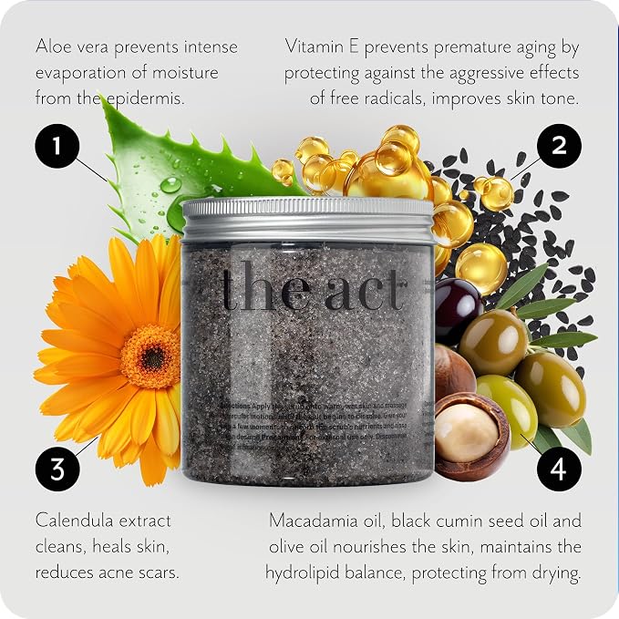 THE ACT Exfoliating Balancing Body Scrub - Image 5