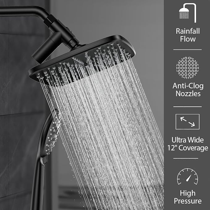 Veken 11.8 Inch Rain Shower Head - Image 3