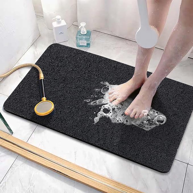 Asvin Soft Textured Bath, Tub Mat, 24x32 Inch, Phthalate Free, Non Slip Comfort by Asvin
