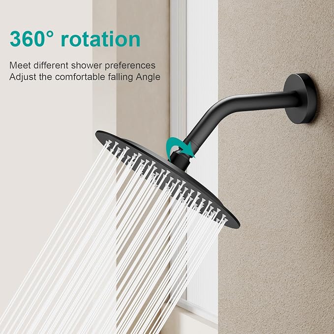 All Metal Rain Shower Head - Image 7