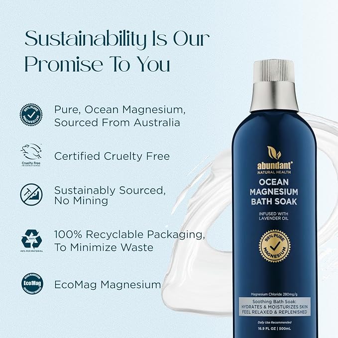 Abundant Natural Health Ocean Magnesium Bath Soak Infused - Image 5