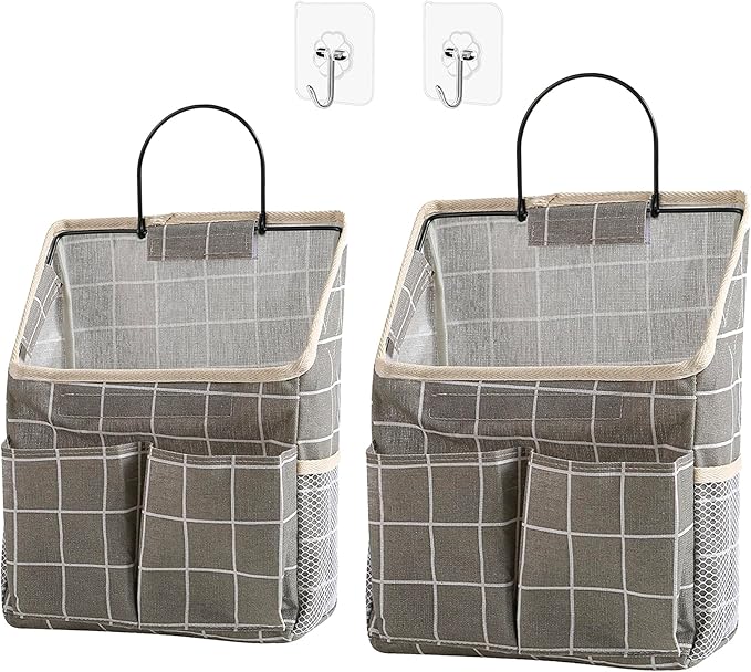 2pcs Wall Hanging Storage Bag, Wall Hanging Organizer Bags by Someteth