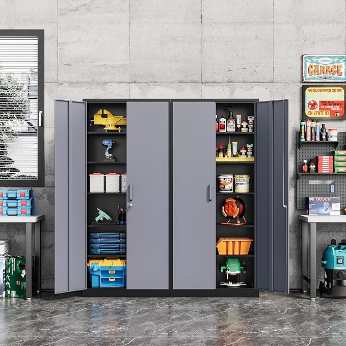 Metal Storage Cabinet-72” Tall Steel File Cabinets - Image 8