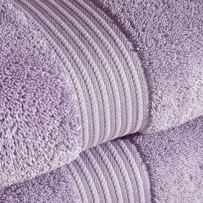 Christy Supreme Hygro 6 Piece Towel Set | Lavender | 100% Luxury Supima Cotton - Image 3