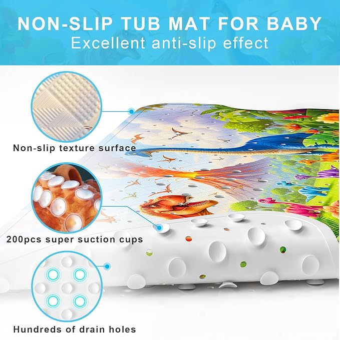 Upgrade Cartoon Baby Bath Mat Non Slip - Image 3