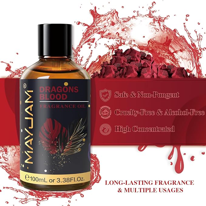 MAYJAM 100ML/3.38FL.OZ Dragons Blood Fragrance Oils - Image 3