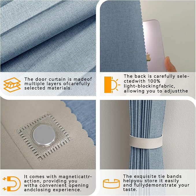 Accordion Door Curtain Set - Image 7