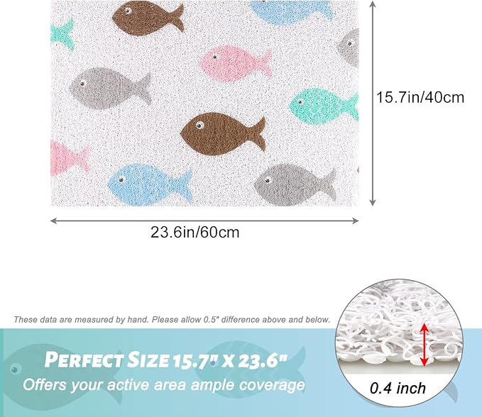 Shower Mat Non-Slip, Soft Comfort Bath Mat - Image 7