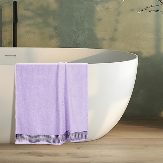 Belizzi Home Cotton 2 Pack Oversized Bath Sheet 35 x 70, Large Bath Sheet - Image 4