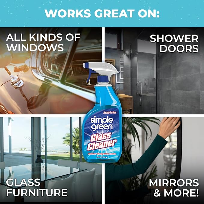 SIMPLE GREEN Ready-To-Use Glass Cleaner, 32 oz. - Image 4