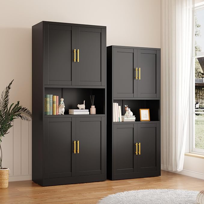 61.02" Tall Bathroom Storage, Kitchen Pantry Storage Cabinet - Image 2