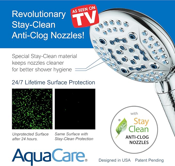AquaCare 4X High Pressure 10-mode Filter Handheld Shower Head - Image 8