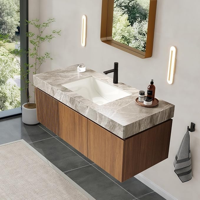LKTART Floating 48 Inch Bathroom Vanity - Image 8