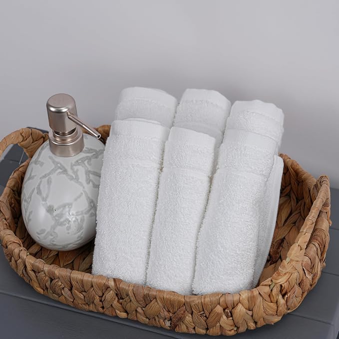 Tens Towels Pack of 60 Washcloths, 12 x 12 Inches, Lighter Weight, Quick to Dry - Image 7