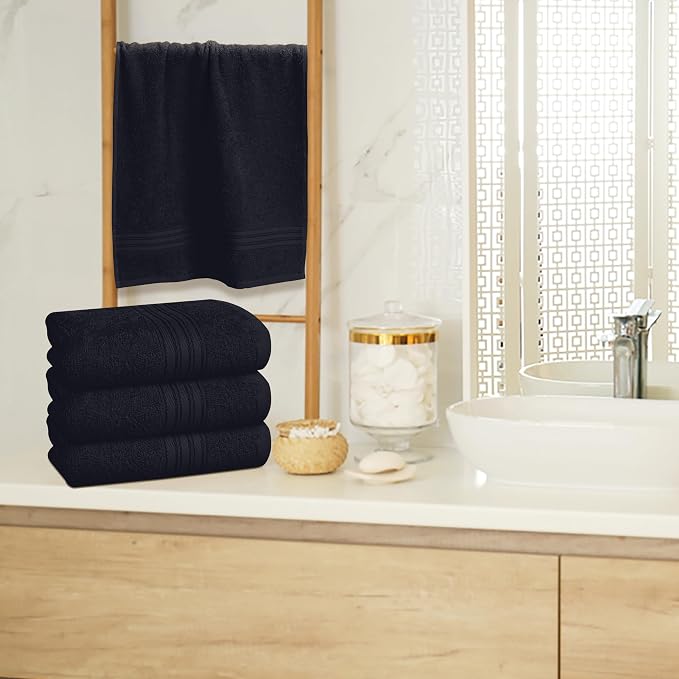 BOUTIQUO Ultra Soft Cotton 6 -Piece Hand Towel Set 16x24 Inch, Spa & General - Image 4