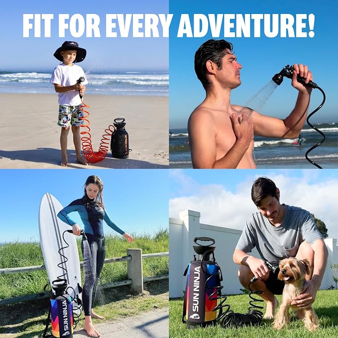 SUN NINJA Portable Shower Bundle - Image 4