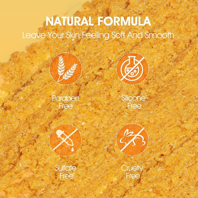 Body Scrub, Turmeric Exfoliating Body Scrub, - Image 5
