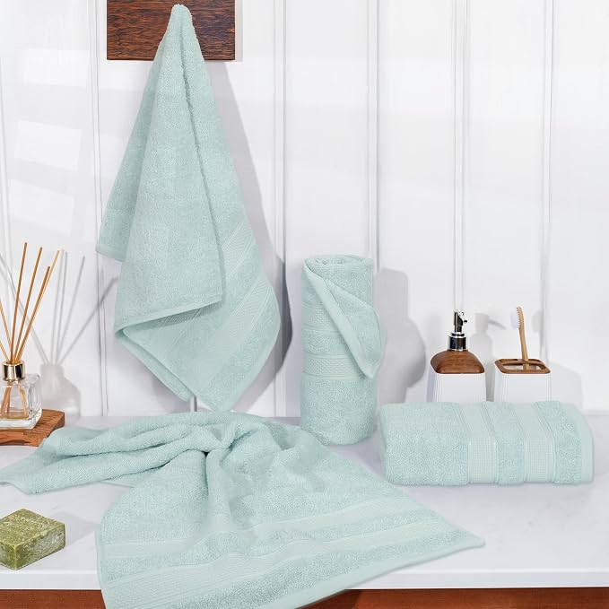 American Soft Linen Salem 100% Cotton Turkish 4 Piece Hand Towels - Image 3