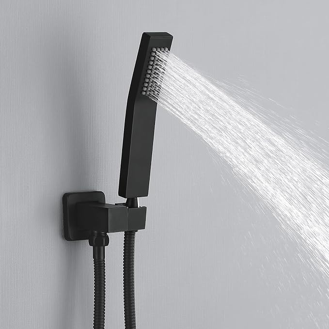 JOYWELL Bathtub Shower System Matte Black - Image 6