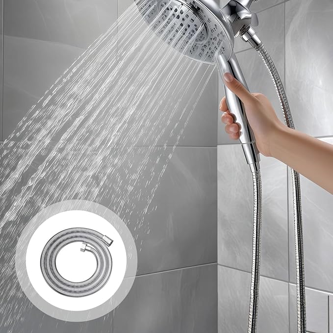 Replacement Shower Hose, 1.5 M High-Flow Stainless Steel, Anti-Burst - Image 2