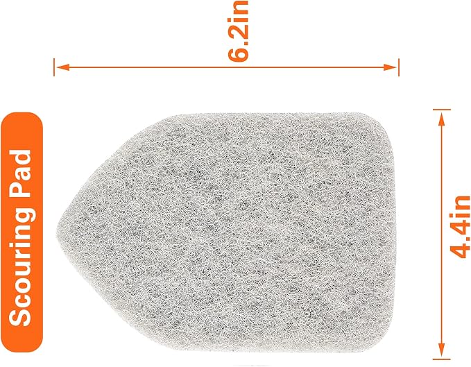 Tile Tub Scrubber Brush Replacement Pads 6 Pieces - Image 7