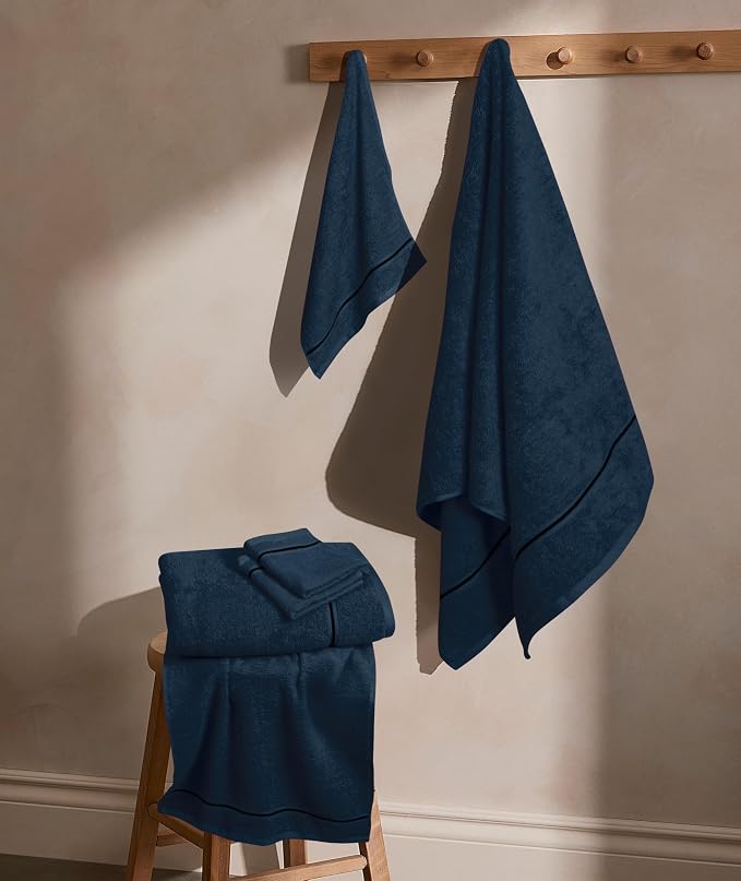 MyOwn Ultra Soft 6 Pack Cotton Towel Set, Contains 2 Bath Towels 28x55 inch - Image 3