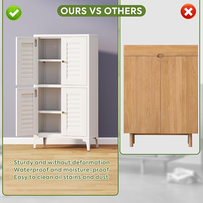 Bathroom Floor Storage Cabinet - Image 6