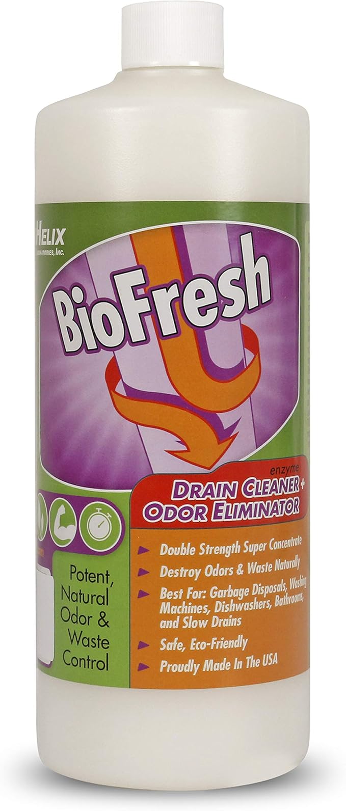 Enzyme Drain Cleaner & Deodorizer by HELIX+LABORATORIES%2C+INC.