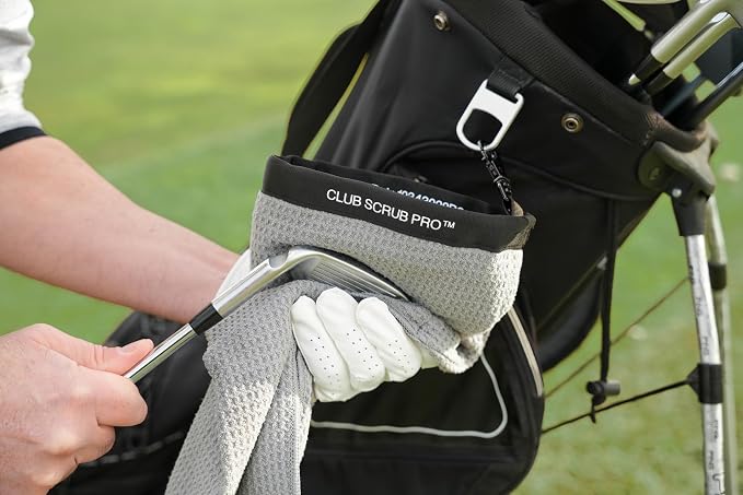 Club Scrub Towel Pro, Golf Club and Ball Cleaning Pouch - Image 8