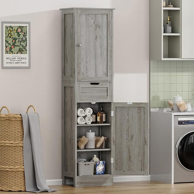 Iwell 67" Tall Bathroom Cabinet - Image 2