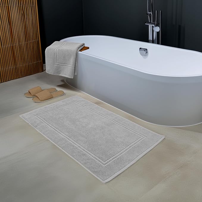 Tens Towels Pack of 2 Bath Mats 100% Cotton, 20 x 32 Inches, Super Absorbent - Image 3