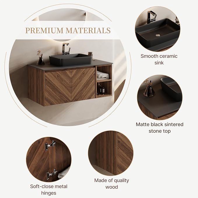 36 Inch Floating Bathroom Vanity - Image 6
