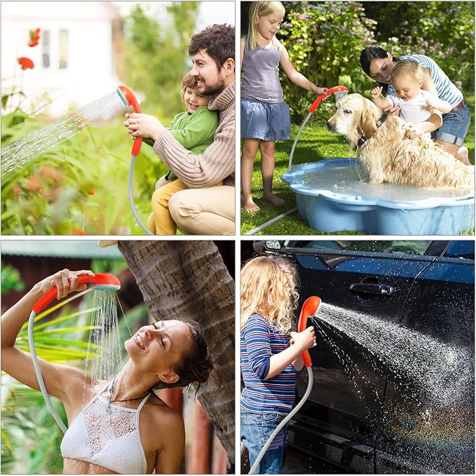 KEDSUM Portable Shower, Portable Camp Shower Pump - Image 7