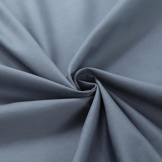 Extra Wide Fabric Shower Curtain, Microfiber Cloth Wide Bath Curtains - Image 2