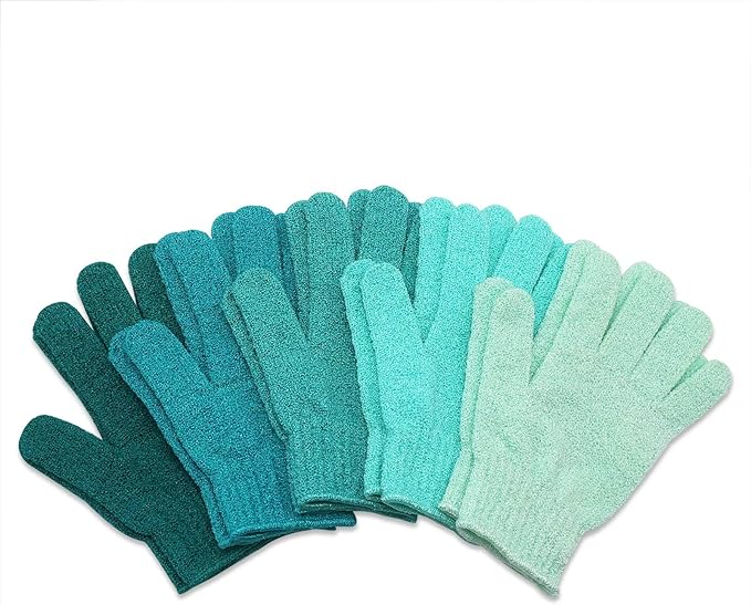 MIG4U Shower Exfoliating Scrub Gloves, Bathing Gloves Body Wash Dead Skin - Image 2