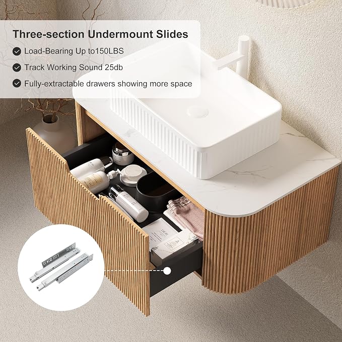 36'' Floating Bathroom Vanity - Image 5