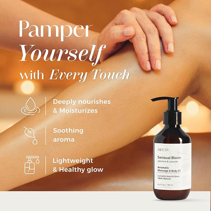 AiROM Jasmine & Lavender Massage Oil - Image 3
