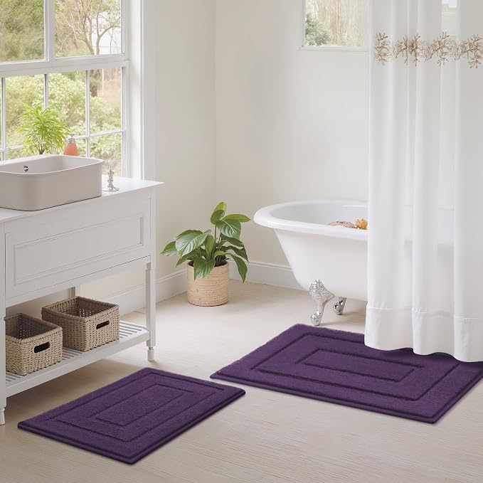 GRANNY SAYS Bathroom Rugs Sets 2 Piece, Soft Bath Mats - Image 6