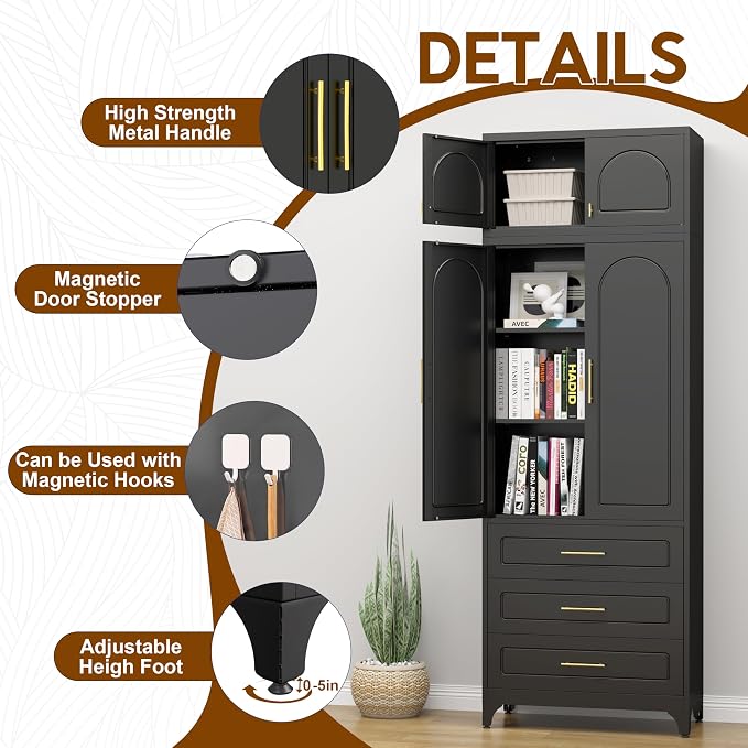 90" Pantry Kitchen Cabinet - Image 4