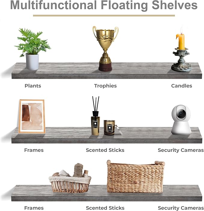 Sorbus Floating Shelves for Wall - Image 5