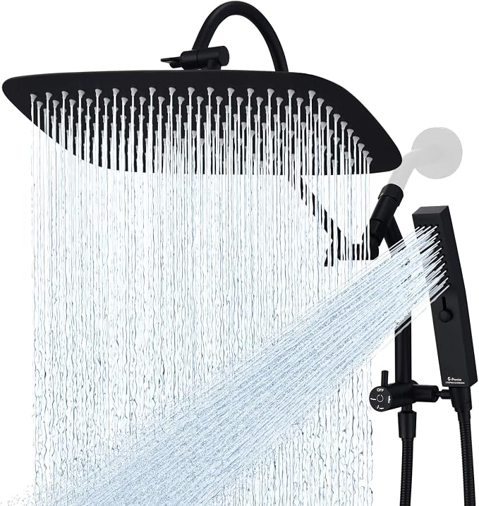 G-Promise All Metal 14 Inch Shower Head by G-Promise