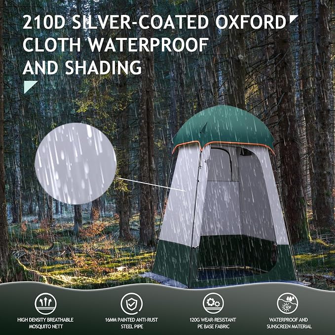 Camping Tent Shower Tent, Outdoor Changing - Image 3
