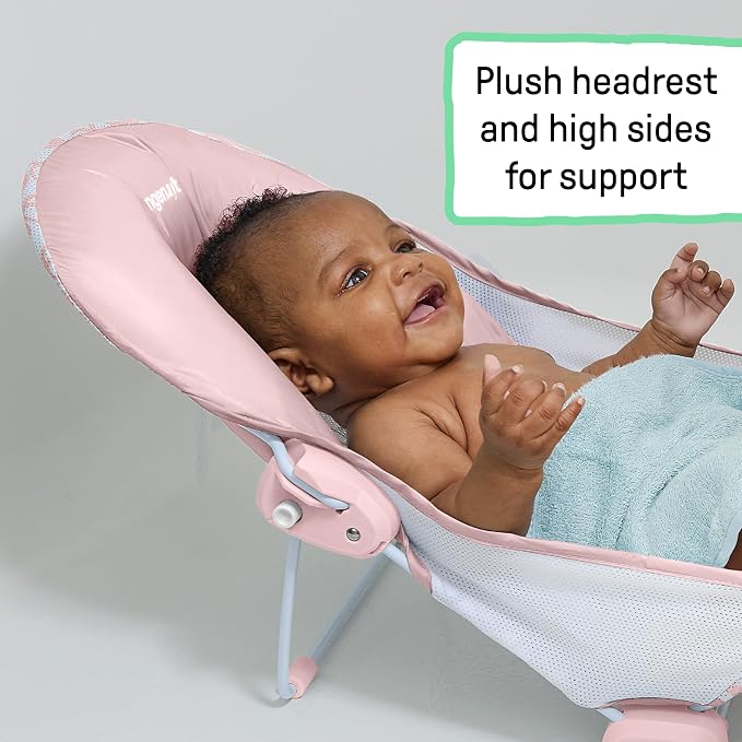 Ingenuity Foldaway 2-Position Bather, 2-Position Adjustable Support Baby Bath - Image 2